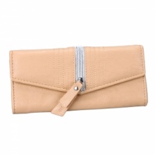 Women PU Leather Long Wallet Clutch Bag Yellow. Christmas Shopping, 4% off plus free Christmas Stocking and Christmas Hat!