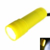 9 LED Mini Super Bright Flashlight Torch Product Yellow. Christmas Shopping, 4% off plus free Christmas Stocking and Christmas Hat!