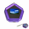 1.1 8MB Purple Pentagonal Digital Photo Frame. Christmas Shopping, 4% off plus free Christmas Stocking and Christmas Hat!