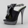 Promise Mysti Feathered Platform Heel