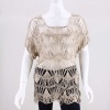 Umgee Erwina Crochet Peasant Top