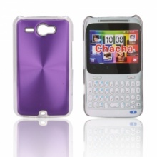 Hard Chip Case for HTC Chacha G16 Purple. Christmas Shopping, 4% off plus free Christmas Stocking and Christmas Hat!