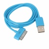 1M USB Data Sync Charging Cable for iPad/iPhone/iPod Blue. Christmas Shopping, 4% off plus free Christmas Stocking and Christmas Hat!