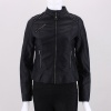 This leatherette jacket will keep you comfortable and looking sharp.