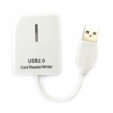 CR-517 White 48in1 High-speed USB 2.0 Card Reader. Christmas Shopping, 4% off plus free Christmas Stocking and Christmas Hat!