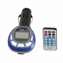 Water-drop 2GB Car MP3 Player FM Transmitter with Remote Control Blue. Christmas Shopping, 4% off plus free Christmas Stocking and Christmas Hat!