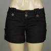 Boom Boom Mid Waist 2 Button Big Cuff Shorts