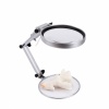 2x LED Light Foldable Desktop Magnifier. Christmas Shopping, 4% off plus free Christmas Stocking and Christmas Hat!