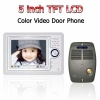 5 LCD Two Wires Handfree Color Visible Video Doorbell. Christmas Shopping, 4% off plus free Christmas Stocking and Christmas Hat!