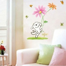 Cute Puppy Pattern Graffiti Removable Wallpaper. Christmas Shopping, 4% off plus free Christmas Stocking and Christmas Hat!