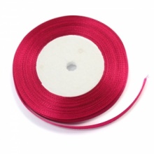 6mm Wide 1 Yard Rose Red Satin Ribbon. Christmas Shopping, 4% off plus free Christmas Stocking and Christmas Hat!