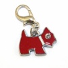 Red Dog Collar Charm with Rhinestone. Christmas Shopping, 4% off plus free Christmas Stocking and Christmas Hat!