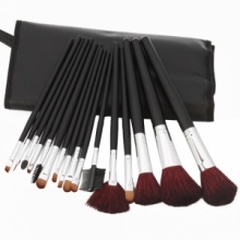 16Pcs Cosmetic Makeup Brush Set Black. Christmas Shopping, 4% off plus free Christmas Stocking and Christmas Hat!