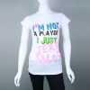 Miss Popular Text A Lot Graphic Tee