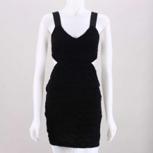 Turn heads in this fabulously flirtatious sleeveless body conscious dress.