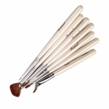 7pcs Sable Brushes with White Handle Nail Art. Christmas Shopping, 4% off plus free Christmas Stocking and Christmas Hat!