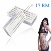 25pcs Professional Sterilized Round Magnum Tattoo Needles 17RM. Christmas Shopping, 4% off plus free Christmas Stocking and Christmas Hat!