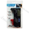 - Numeric type display battery tester- Bulti-in on-load resistor for accurate results- Auto polarity indication of battery- Non polarization testing terminal- Adjustable sliding arm for different size of batteries- Suitable for 1.5V (AAA/HP16/MN2400/R03/A