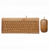 T1B88-NN 88 Keys Wired Bamboo Computer Keyboard and Optical Mouse. Christmas Shopping, 4% off plus free Christmas Stocking and Christmas Hat!