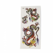 Dragon Pattern Waterproof Temporary Tattoo. Christmas Shopping, 4% off plus free Christmas Stocking and Christmas Hat!