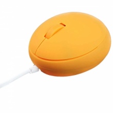 Egg Shapted USB Mini Wired Scroll Wheel Mouse for PC / Laptop Orange/ Laptop. Christmas Shopping, 4% off plus free Christmas Stocking and Christmas Hat!