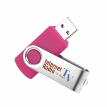 USB Internet Worldwide Radio & TV Stations Player Silver and Pink. Christmas Shopping, 4% off plus free Christmas Stocking and Christmas Hat!