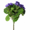 Beautiful Simulated Begonia Blue Purple Flowers. Christmas Shopping, 4% off plus free Christmas Stocking and Christmas Hat!