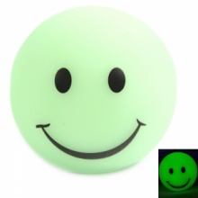 Colorful Vinyl Smile-face Pattern LED Nightlight Lamp. Christmas Shopping, 4% off plus free Christmas Stocking and Christmas Hat!