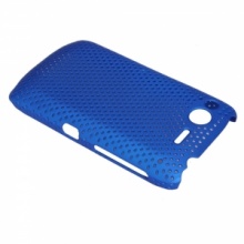 Mesh Plastic Hard Case for HTC Desire S G12 Deep Blue. Christmas Shopping, 4% off plus free Christmas Stocking and Christmas Hat!