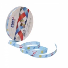 3/8 1 Yard Horse Pattern Satin Ribbon Blue. Christmas Shopping, 4% off plus free Christmas Stocking and Christmas Hat!