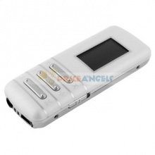 General Model WK-525 Color ?White Tech Spac Screen Size 1.1-inch Scale 16:9 Memory Built-in 4GB Main Function Music YES FM YES Speaker YES Battery Built-in high 1000mAh power battery Working Time 5 Hours Earphone Jack 3.5mm Night Vision Yes Supported File format Audio MP3. WMA.FLAC.APE.AAC Slot 1 x 3.5mm port 1 x Mini USB Slot Package Included 1 x MP3 1 X USB Cable 1 x Earphone 1 x Power Charger 1 x User Manual 1 x Gift Box ?