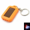 3 LED Orange Mini Solar Power Flashlight Torch Keychain. Christmas Shopping, 4% off plus free Christmas Stocking and Christmas Hat!