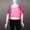 Umgee Cheetah Oversized Dolman Sleeve Tee