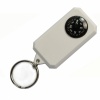 Key Chain Mini Compass for Camping Hiking White K-20-3. Christmas Shopping, 4% off plus free Christmas Stocking and Christmas Hat!