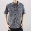 Crisp like your cold drink on a warm summer day, this button down will refresh his outfit with casual style.