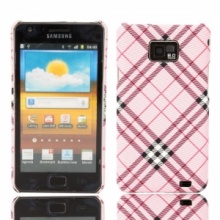 Hard Case for Samsung Galaxy S II i9100 Pink Oblique. Christmas Shopping, 4% off plus free Christmas Stocking and Christmas Hat!