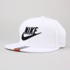 Durable and comfortable, the Nike True Snap Back Hat honors the iconic Nike brand.