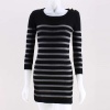 Poof Milia Striped Sweater Dress