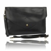 Women Envelope Hand Messenger Tote Bag Black. Christmas Shopping, 4% off plus free Christmas Stocking and Christmas Hat!