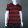 Smoke Rise John Jersey Material V Neck w/ Thin Strips