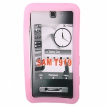 Pink Silicone Case for Samsung Behold T919. Christmas Shopping, 4% off plus free Christmas Stocking and Christmas Hat!