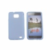 Silicone Case for Samsung i9100 Transparent Blue. Christmas Shopping, 4% off plus free Christmas Stocking and Christmas Hat!