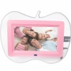 7 Pink Apple-Shaped Digital Photo Frame with 2GB Memory Card. Christmas Shopping, 4% off plus free Christmas Stocking and Christmas Hat!