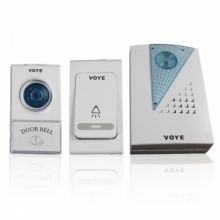 V001AB Wireless LED Flashing Doorbell (Ding-Dong + Music). Christmas Shopping, 4% off plus free Christmas Stocking and Christmas Hat!