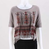 Davida Tribal Gods Fringed Top