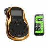 Gourd-shape Car MP3 Player FM Modulator with SD/MMC Slot Gold. Christmas Shopping, 4% off plus free Christmas Stocking and Christmas Hat!