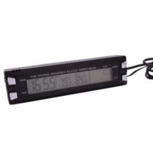 Car Voltage Measuring & Clock Thermometer. Christmas Shopping, 4% off plus free Christmas Stocking and Christmas Hat!