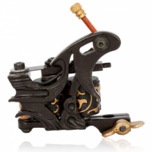 HB-WGD003-A 10 Wrap Coils Low-Carbon Steel Liner Shader Tattoo Machine Black. Christmas Shopping, 4% off plus free Christmas Stocking and Christmas Hat!