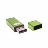 4GB Shining USB Flash Drive Green. Christmas Shopping, 4% off plus free Christmas Stocking and Christmas Hat!