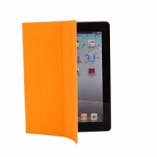 Magic Sticker PU Leather Case for iPad 2 Orange. Christmas Shopping, 4% off plus free Christmas Stocking and Christmas Hat!